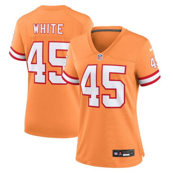 Women’s Tampa Bay Buccaneers Devin White Nike Orange Player Jersey