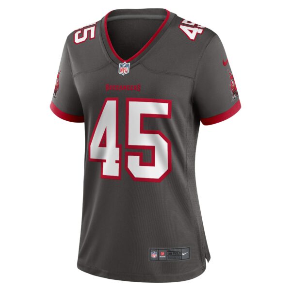 Women’s Tampa Bay Buccaneers Devin White Nike Pewter Game Jersey