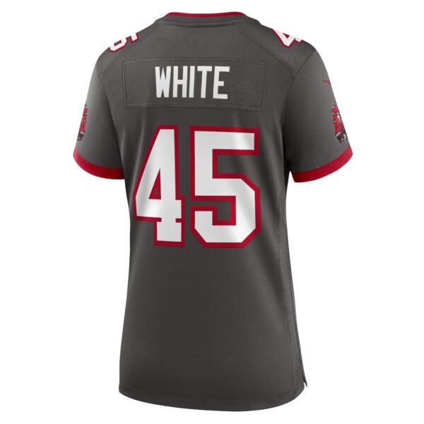 Women’s Tampa Bay Buccaneers Devin White Nike Pewter Game Jersey