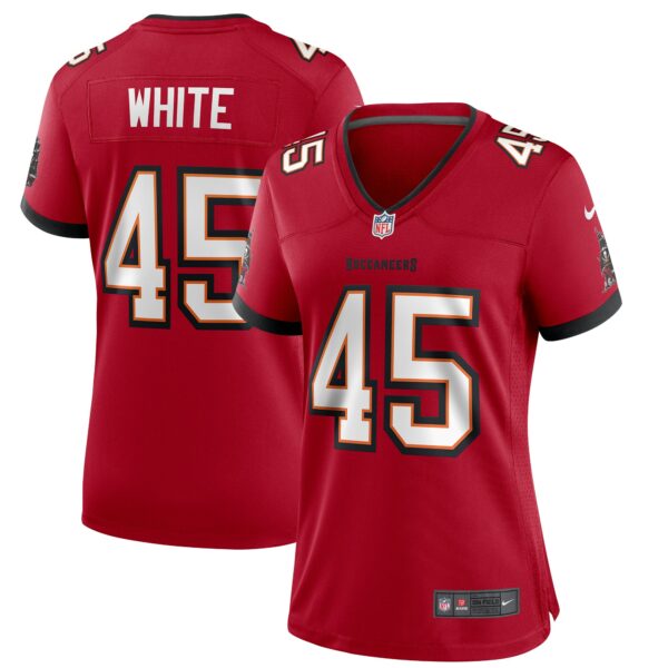 Women’s Tampa Bay Buccaneers Devin White Nike Red Game Player Jersey