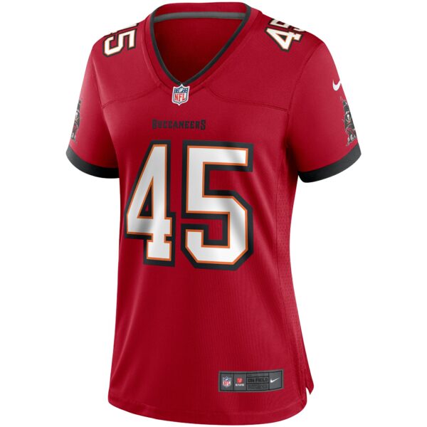 Women’s Tampa Bay Buccaneers Devin White Nike Red Game Player Jersey