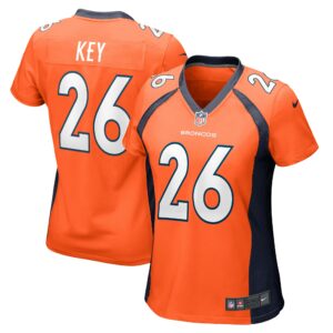 Women's Denver Broncos Devon Key Nike Orange Team Game Jersey