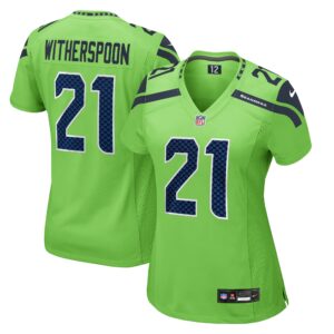 Women's Seattle Seahawks Devon Witherspoon Nike Neon Green Game Jersey