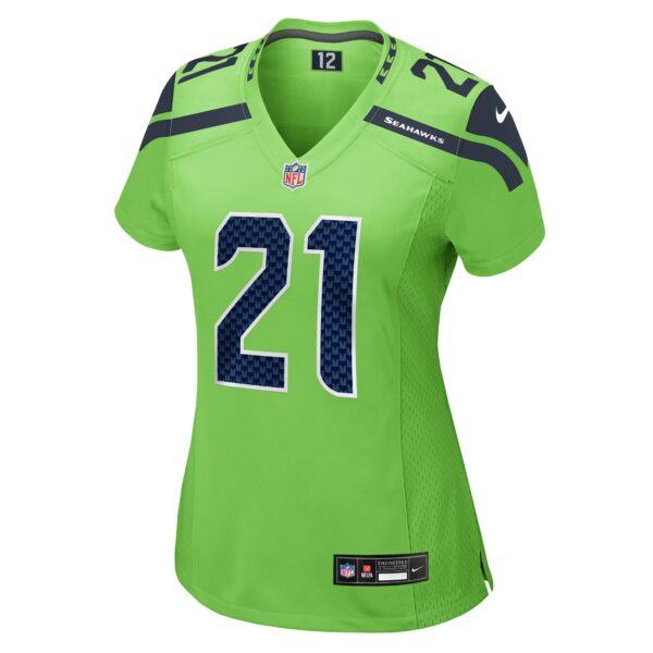 Women’s Seattle Seahawks Devon Witherspoon Nike Neon Green Game Jersey