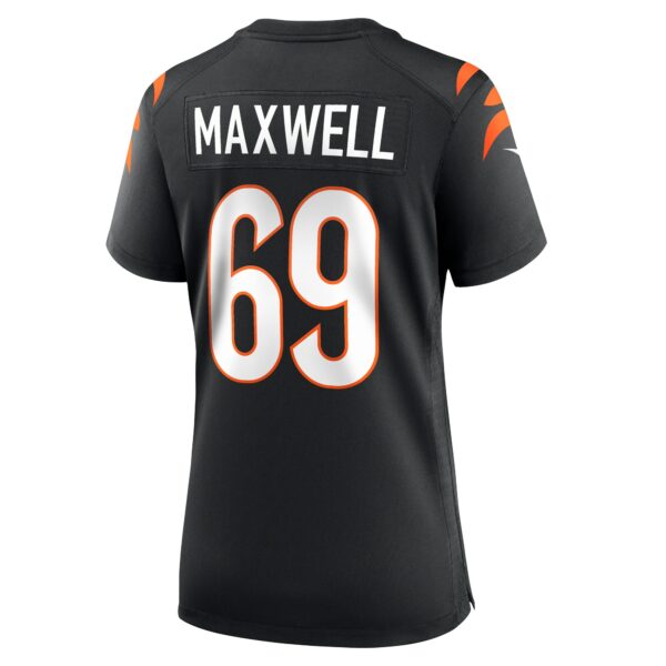 Women’s Cincinnati Bengals Devonnsha Maxwell Nike Black Team Game Jersey