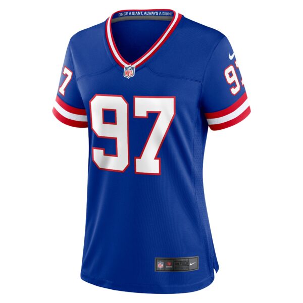 Women’s New York Giants Dexter Lawrence II Nike Royal Classic Game Player Jersey