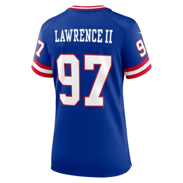 Women’s New York Giants Dexter Lawrence II Nike Royal Classic Game Player Jersey