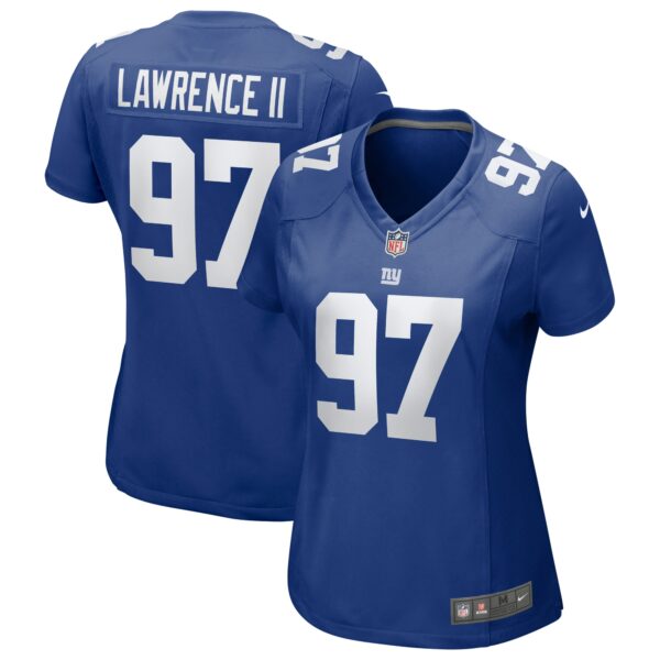 Women’s New York Giants Dexter Lawrence II Nike Royal Team Game Player Jersey