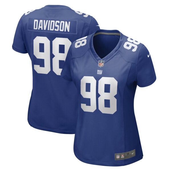 Women’s New York Giants D.J. Davidson Nike Royal Game Player Jersey