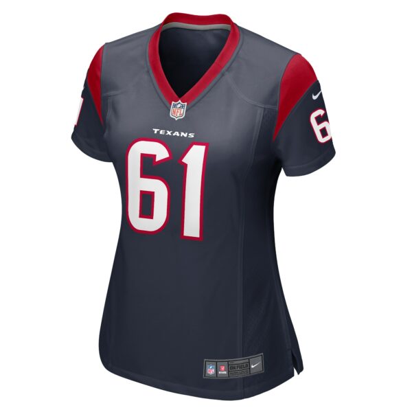 Women’s Houston Texans DJ Scaife Jr Nike Navy Team Game Jersey