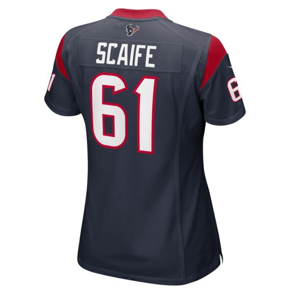 Women’s Houston Texans DJ Scaife Jr Nike Navy Team Game Jersey