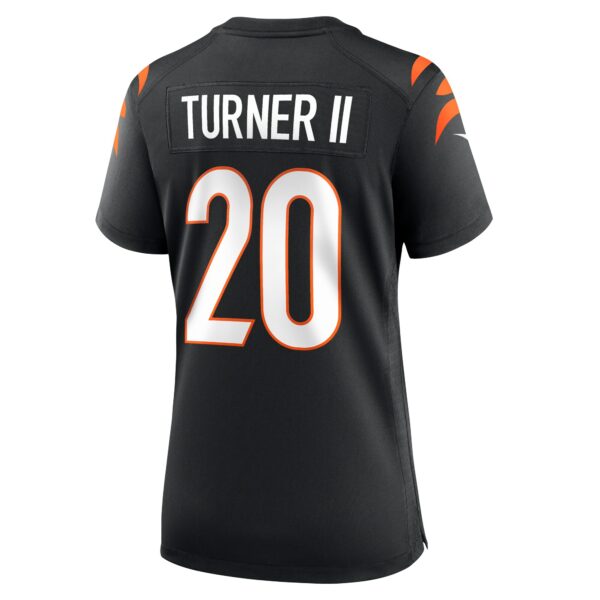 Women’s Cincinnati Bengals DJ Turner Nike Black Team Game Jersey