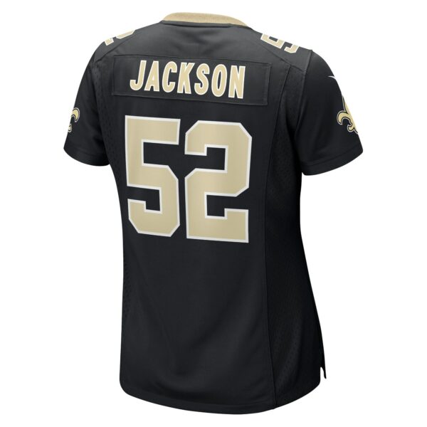 Women’s New Orleans Saints D’Marco Jackson Nike Black Game Player Jersey