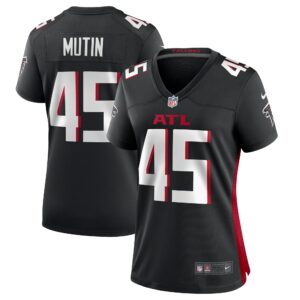 Women's Atlanta Falcons Donavan Mutin Nike Black Game Jersey