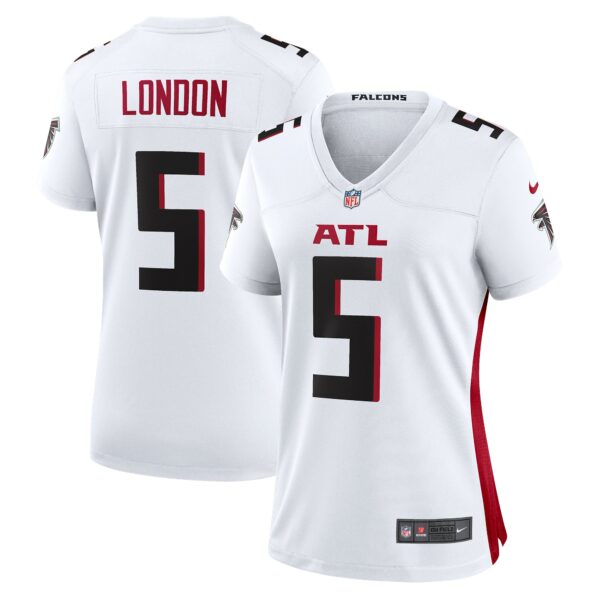 Women’s Atlanta Falcons Drake London Nike White Away Game Player Jersey