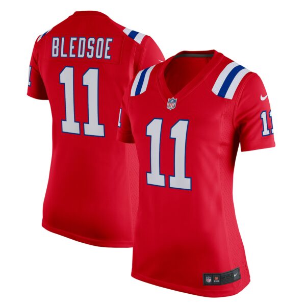 Women’s New England Patriots Drew Bledsoe Nike Red Retired Game Jersey