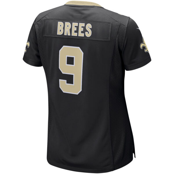 Women’s New Orleans Saints Drew Brees Nike Black Game Player Jersey