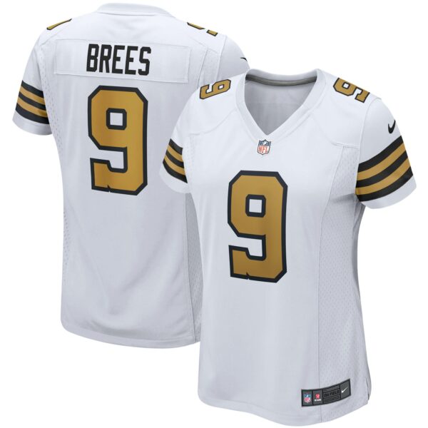 Women’s New Orleans Saints Drew Brees Nike White Alternate Game Jersey