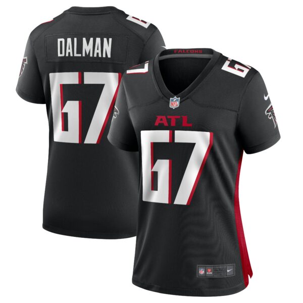 Women’s Atlanta Falcons Drew Dalman Nike Black Game Jersey