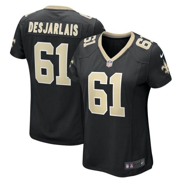 Women’s New Orleans Saints Drew Desjarlais Nike Black Game Player Jersey