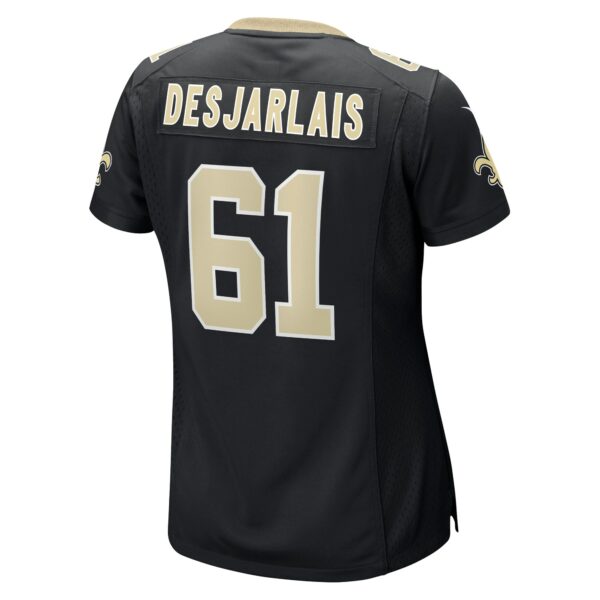 Women’s New Orleans Saints Drew Desjarlais Nike Black Game Player Jersey