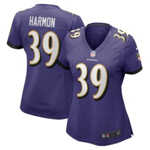 Women's Baltimore Ravens Duron Harmon Nike Purple Game Jersey