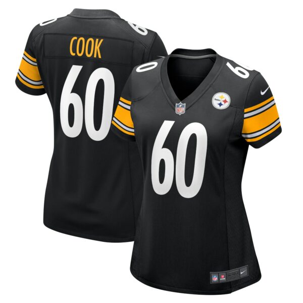 Women’s Pittsburgh Steelers Dylan Cook Nike Black Game Jersey