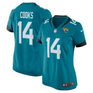 Women's Jacksonville Jaguars Elijah Cooks Nike Teal Team Game Jersey