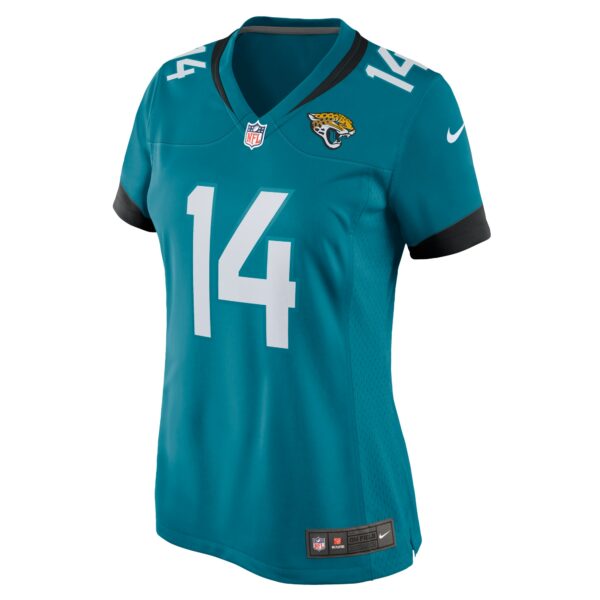 Women’s Jacksonville Jaguars Elijah Cooks Nike Teal Team Game Jersey