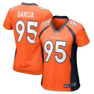 Women's Denver Broncos Elijah Garcia Nike Orange Team Game Jersey