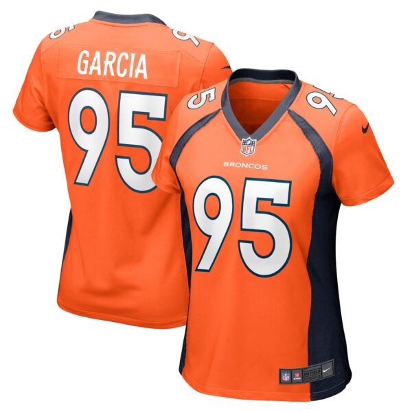 Women’s Denver Broncos Elijah Garcia Nike Orange Team Game Jersey