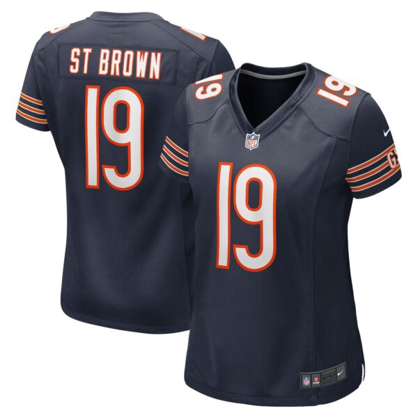 Women’s Chicago Bears Equanimeous St. Brown Nike Navy Game Player Jersey