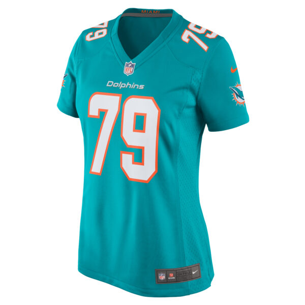 Women’s Miami Dolphins Eric Fisher Nike Aqua Home Game Player Jersey