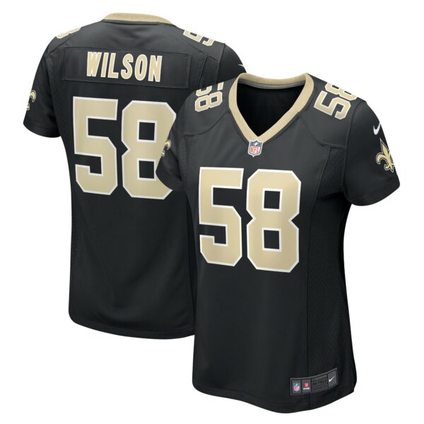 Women’s New Orleans Saints Eric Wilson Nike Black Game Player Jersey