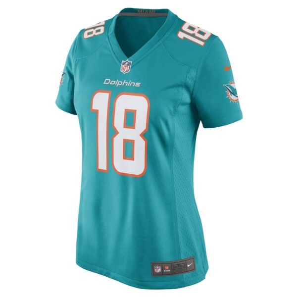 Women’s Miami Dolphins Erik Ezukanma Nike Aqua Game Player Jersey