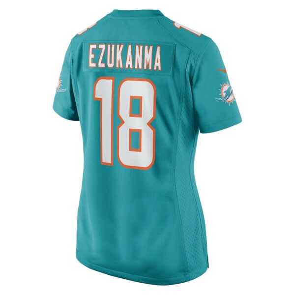 Women’s Miami Dolphins Erik Ezukanma Nike Aqua Game Player Jersey