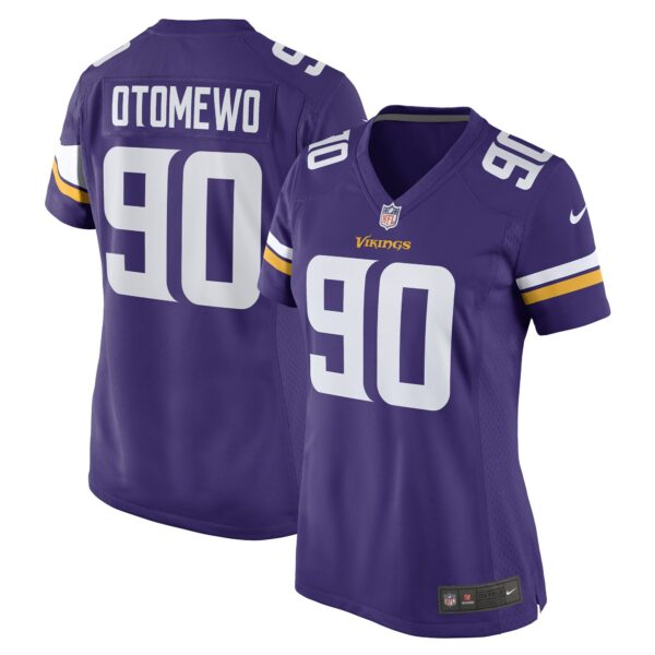 Women’s Minnesota Vikings Esezi Otomewo Nike Purple Game Player Jersey