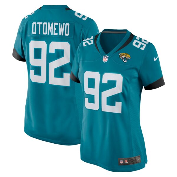 Women’s Jacksonville Jaguars Esezi Otomewo Nike Teal Team Game Jersey