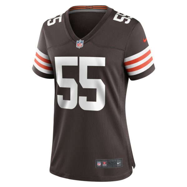 Women’s Cleveland Browns Ethan Pocic Nike Brown Game Jersey