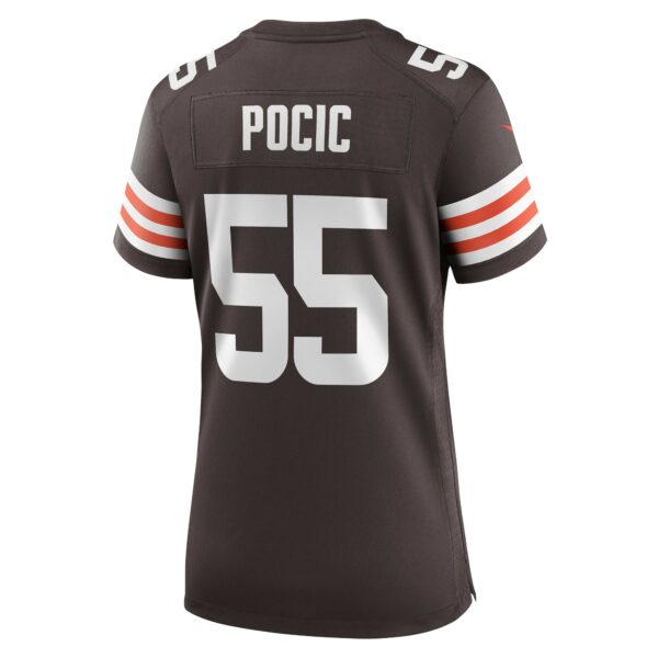 Women’s Cleveland Browns Ethan Pocic Nike Brown Game Jersey