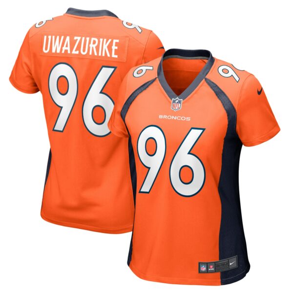 Women’s Denver Broncos Eyioma Uwazurike Nike Orange Game Player Jersey