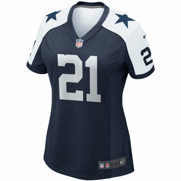 Women’s Dallas Cowboys Ezekiel Elliott Nike Navy Alternate Game Team Jersey