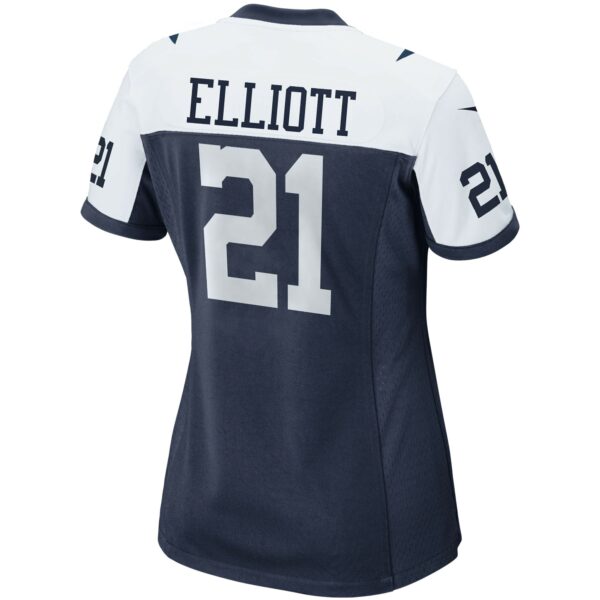 Women’s Dallas Cowboys Ezekiel Elliott Nike Navy Alternate Game Team Jersey