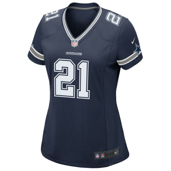 Women’s Dallas Cowboys Ezekiel Elliott Nike Navy Game Team Jersey