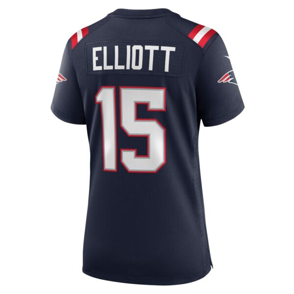 Women’s New England Patriots Ezekiel Elliott Nike Navy Game Player Jersey