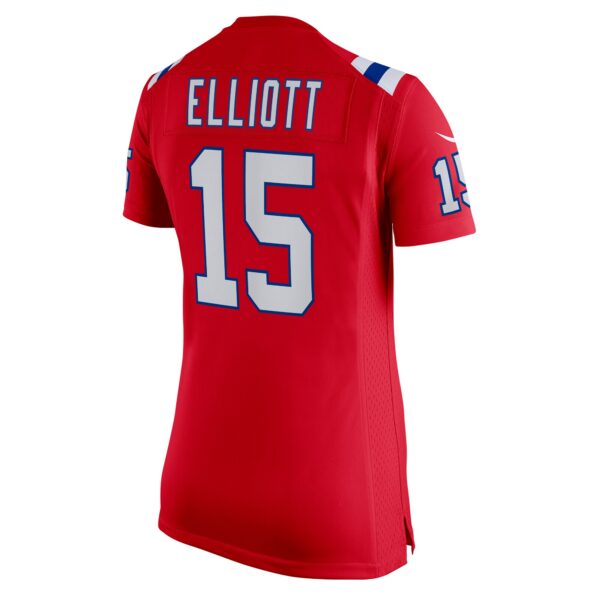 Women’s New England Patriots Ezekiel Elliott Nike Red Alternate Game Player Jersey