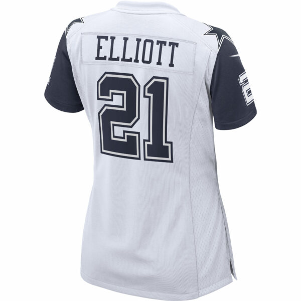 Women’s Dallas Cowboys Ezekiel Elliott Nike White Alternate Game Jersey