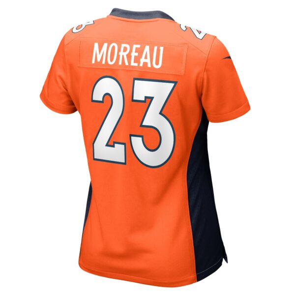 Women’s Denver Broncos Fabian Moreau Nike Orange Team Game Jersey