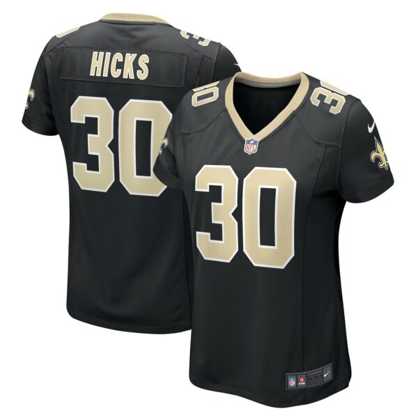 Women’s New Orleans Saints Faion Hicks Nike Black Game Jersey