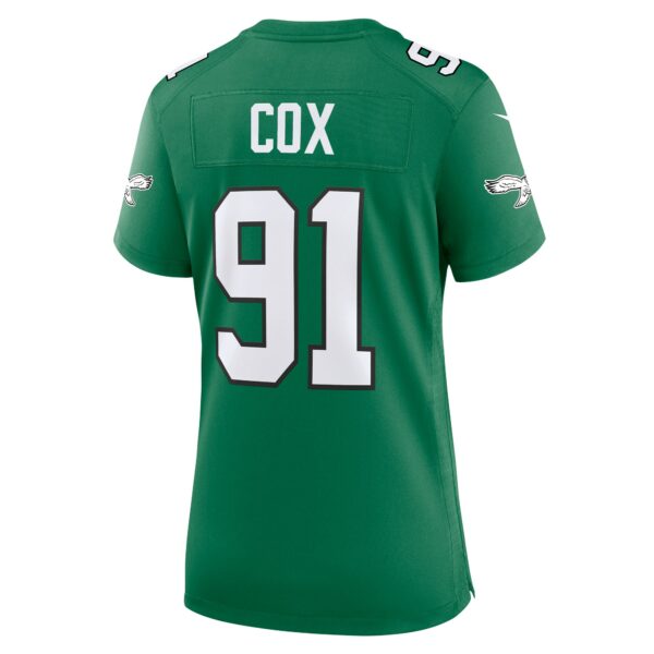 Women’s Philadelphia Eagles Fletcher Cox Nike Kelly Green Alternate Game Jersey